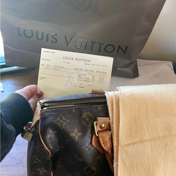 Louis Vuitton • Classic Monogramm Logo Speedy 30 EXC. Condition - Picture 7 of 7